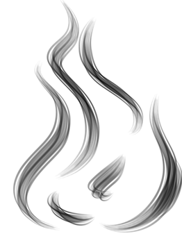 A smoke fire png