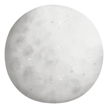 Watercolor Moon Illustration png