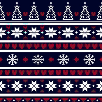 beautiful Christmas pattern. Design for wallpaper, card, template, print, vector, illustration, cover, decorative paper, shirt, cloth vector