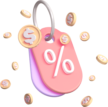Sale Tag 3D Icon png