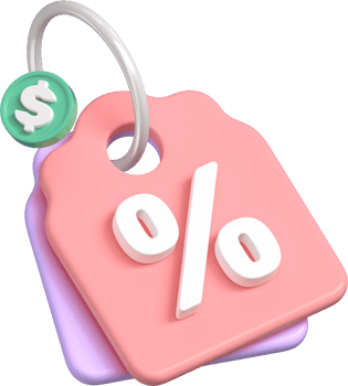 Sale Tag 3D Icon png