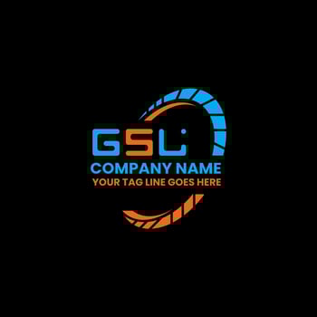 GSL letter logo creative design with vector graphic, GSL simple and modern logo. GSL luxurious alphabet design