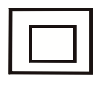 A backboard black white png