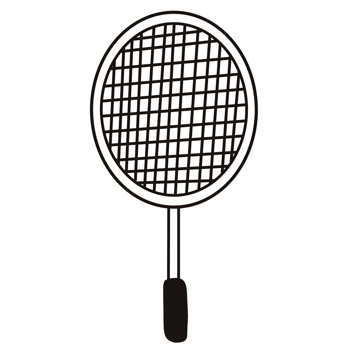 A badminton racket png