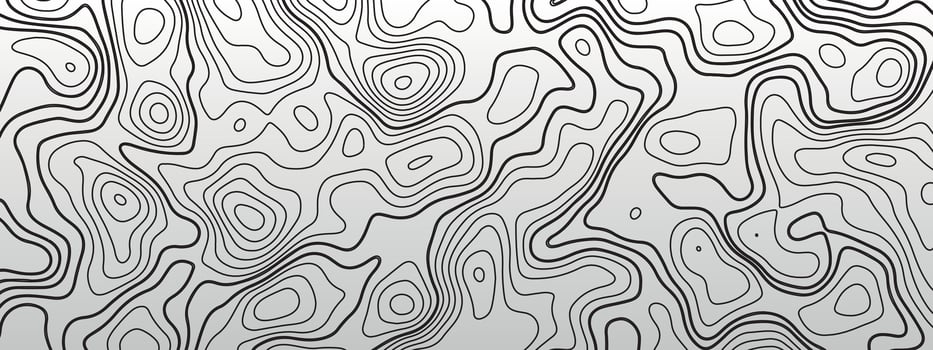 Topographic map patterns. Vintage outdoors style. Geographic abstract grid. Retro Outline Topographic Map vector