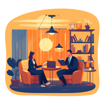 Webinar on Mastering Meeting Facilitation . AI Generated png
