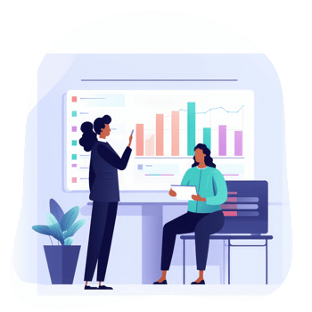 woman talking screen business . AI Generated png