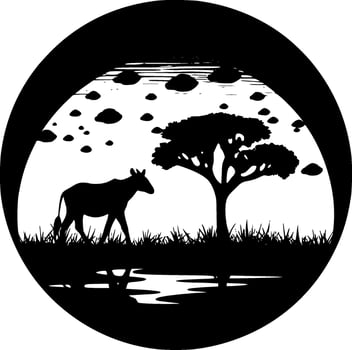 Africa - High Quality Vector Logo - Vector illustration ideal for T-shirt graphic