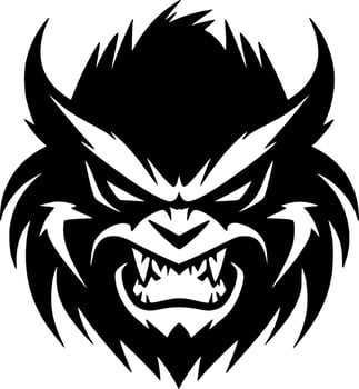 Beast - Minimalist and Flat Logo - Vector illustration
