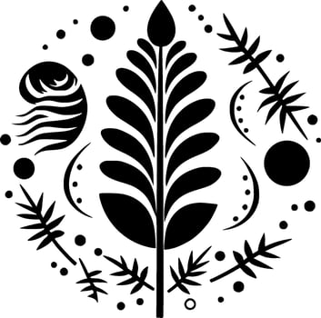 Boho - Minimalist and Flat Logo - Vector illustration