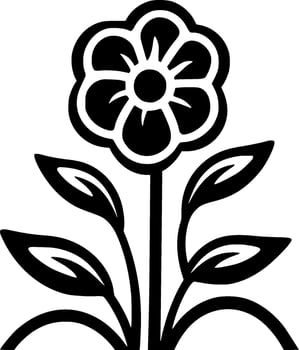 Flower - High Quality Vector Logo - Vector illustration ideal for T-shirt graphic