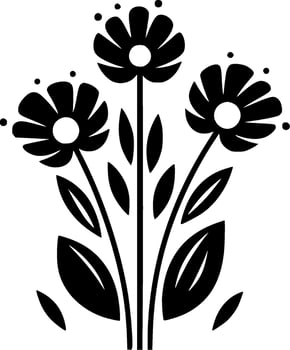 Flowers - High Quality Vector Logo - Vector illustration ideal for T-shirt graphic