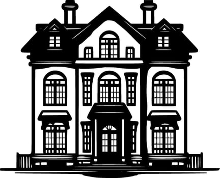 House - High Quality Vector Logo - Vector illustration ideal for T-shirt graphic