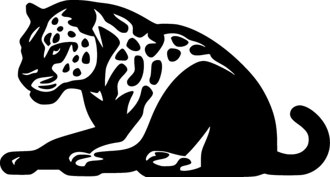 Leopard - Minimalist and Flat Logo - Vector illustration
