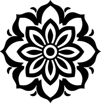 Mandala - High Quality Vector Logo - Vector illustration ideal for T-shirt graphic