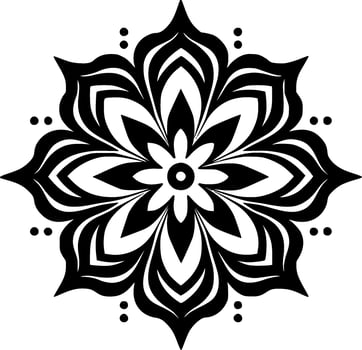Mandala - High Quality Vector Logo - Vector illustration ideal for T-shirt graphic