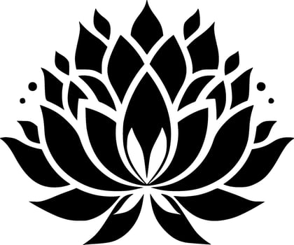 Mandala, Minimalist and Simple Silhouette - Vector illustration