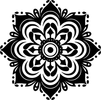 Mandala - High Quality Vector Logo - Vector illustration ideal for T-shirt graphic