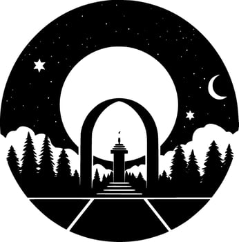 Memorial - High Quality Vector Logo - Vector illustration ideal for T-shirt graphic