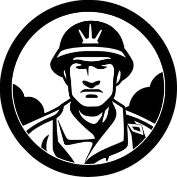 Military - High Quality Vector Logo - Vector illustration ideal for T-shirt graphic