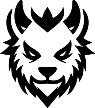 Panda - Minimalist and Flat Logo - Vector illustration