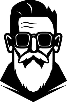 Papa - Minimalist and Flat Logo - Vector illustration