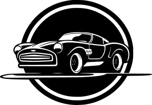 Racing, Minimalist and Simple Silhouette - Vector illustration