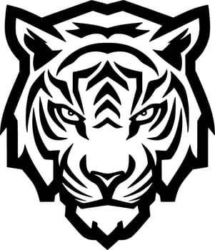 Tiger - High Quality Vector Logo - Vector illustration ideal for T-shirt graphic