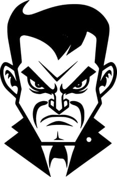 Vampire - High Quality Vector Logo - Vector illustration ideal for T-shirt graphic