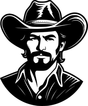 Western - High Quality Vector Logo - Vector illustration ideal for T-shirt graphic