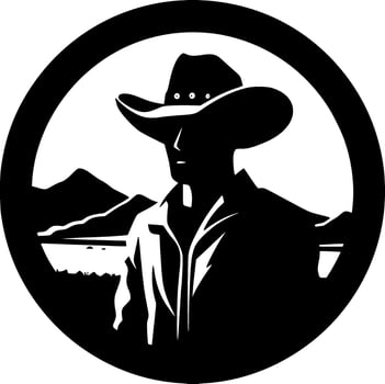 Western - High Quality Vector Logo - Vector illustration ideal for T-shirt graphic