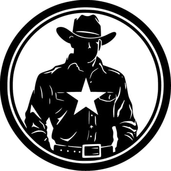 Western - High Quality Vector Logo - Vector illustration ideal for T-shirt graphic