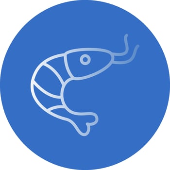 Prawn Vector Icon Design