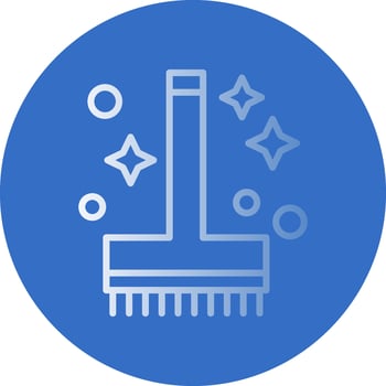 Broom Vector Icon Design