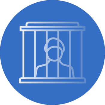 Prisoner Vector Icon Design