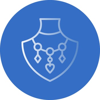 Necklace Vector Icon Design