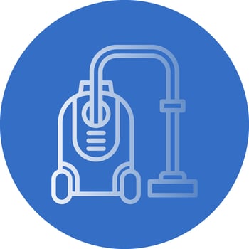 Vacuum Cleaner Vector Icon Design