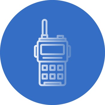 Walkie Talkie Vector Icon Design