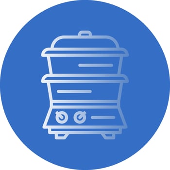 Steamer Vector Icon Design
