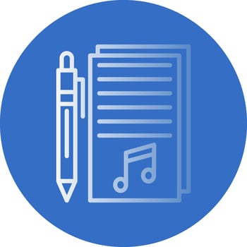 Music Note Vector Icon Design