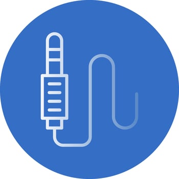 Audio Jack Vector Icon Design