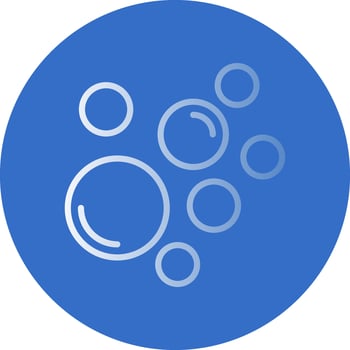 Bubbles Vector Icon Design