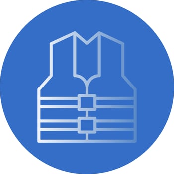 Life Jacket Vector Icon Design