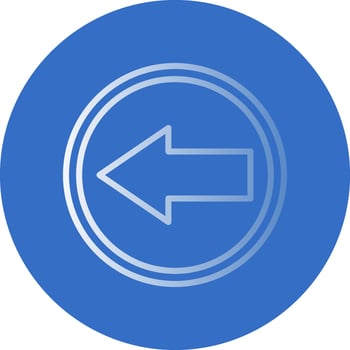 Left Arrow Vector Icon Design