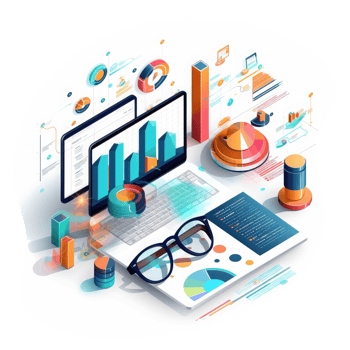 analytics industry is precise in conducting business and making data-driven decisions . AI Generated png