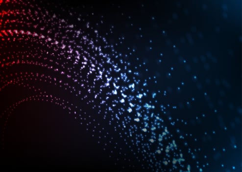 Blue and red abstract futuristic background vector