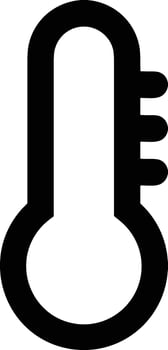 Thermometer medicine icon symbol image vector. Illustration of the temperature cold and hot measure tool design image.EPS 10 vector