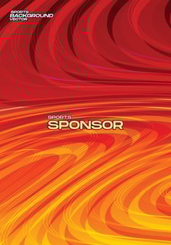 Vector Background Orange Yellow Wave for Sport Jersey Sublimation Pattern Texture