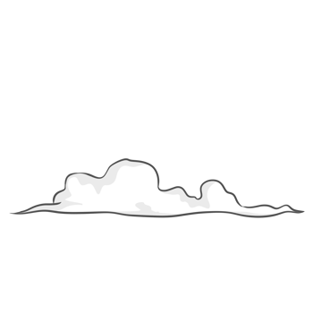 Clouds Line Art png