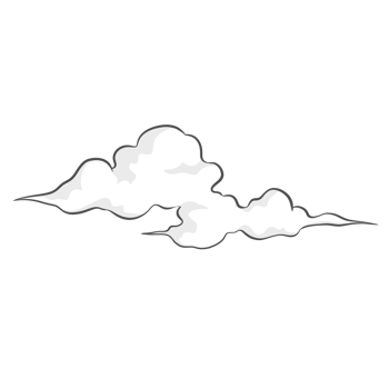 Clouds Line Art png
